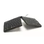 BakkerElkhuizen Goldtouch Travel Go2 Wired DE Qwertz, Mini, Laidinė, USB, Žirklinis jungiklis, QWERTZ, Juoda