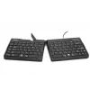 BakkerElkhuizen Goldtouch Travel Go2 Wired DE Qwertz, Mini, Laidinė, USB, Žirklinis jungiklis, QWERTZ, Juoda