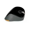 BakkerElkhuizen PRF Mouse Wireless belaidė vertikali pelė, pilka, dešinei rankai, optinė, RF belaidė, 1600 DPI, juoda, pilka