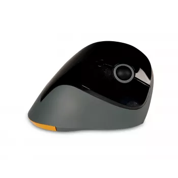 BakkerElkhuizen PRF Mouse Wireless belaidė vertikali pelė, pilka, dešinei rankai, optinė, RF belaidė, 1600 DPI, juoda, pilka