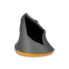 BakkerElkhuizen PRF Mouse Wireless belaidė vertikali pelė, pilka, dešinei rankai, optinė, RF belaidė, 1600 DPI, juoda, pilka
