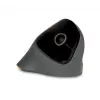 BakkerElkhuizen PRF Mouse Wireless belaidė vertikali pelė, pilka, dešinei rankai, optinė, RF belaidė, 1600 DPI, juoda, pilka