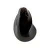 BakkerElkhuizen PRF Mouse Wireless belaidė vertikali pelė, pilka, dešinei rankai, optinė, RF belaidė, 1600 DPI, juoda, pilka