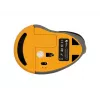 BakkerElkhuizen PRF Mouse Wireless belaidė vertikali pelė, pilka, dešinei rankai, optinė, RF belaidė, 1600 DPI, juoda, pilka