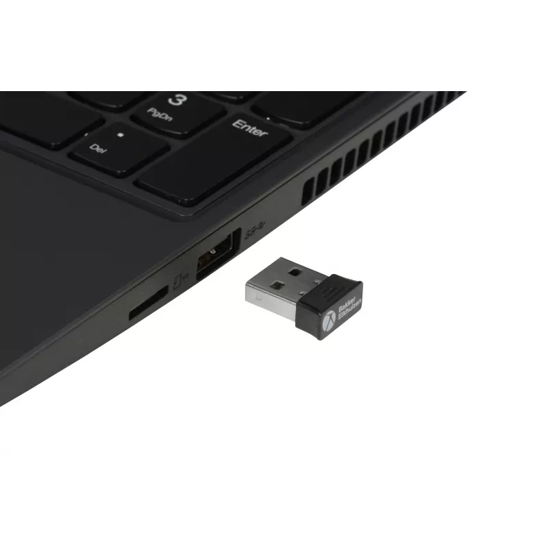 BakkerElkhuizen PRF Mouse Wireless belaidė vertikali pelė, pilka, dešinei rankai, optinė, RF belaidė, 1600 DPI, juoda, pilka