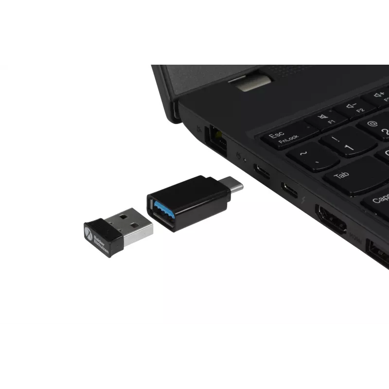 BakkerElkhuizen PRF Mouse Wireless belaidė vertikali pelė, pilka, dešinei rankai, optinė, RF belaidė, 1600 DPI, juoda, pilka