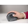 BakkerElkhuizen PRF Mouse Wireless belaidė vertikali pelė, pilka, dešinei rankai, optinė, RF belaidė, 1600 DPI, juoda, pilka