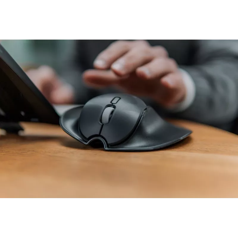 BakkerElkhuizen HandshoeMouse Shift Bluetooth pelė, biuro, ambidekstrinė, optinė, 1000 DPI