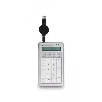 BakkerElkhuizen S-board 840 Numeric skaitmeninis klaviatūros blokas, USB, PC, 1.2 m, šviesiai pilka, balta