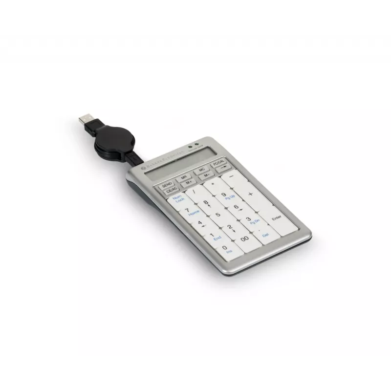 BakkerElkhuizen S-board 840 Numeric skaitmeninis klaviatūros blokas, USB, PC, 1.2 m, šviesiai pilka, balta