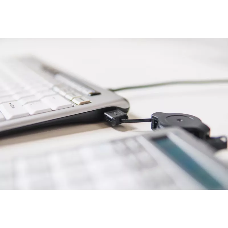 BakkerElkhuizen S-board 840 Numeric skaitmeninis klaviatūros blokas, USB, PC, 1.2 m, šviesiai pilka, balta