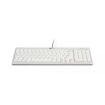 BakkerElkhuizen UltraBoard 960 V2 Compact Standard DE Qwertz – kompaktiška ergonominė klaviatūra su skaitmeniniu bloku