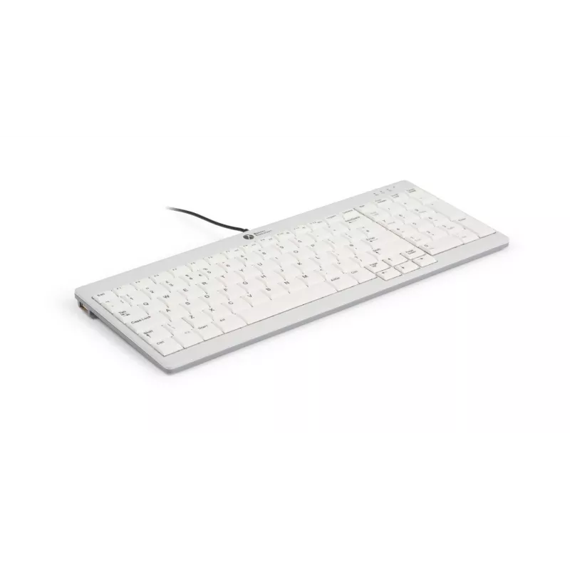 BakkerElkhuizen UltraBoard 960 V2 Compact Standard DE Qwertz – kompaktiška ergonominė klaviatūra su skaitmeniniu bloku
