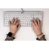 BakkerElkhuizen UltraBoard 960 V2 Compact Standard DE Qwertz – kompaktiška ergonominė klaviatūra su skaitmeniniu bloku