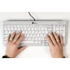 BakkerElkhuizen UltraBoard 960 V2 Compact Standard DE Qwertz – kompaktiška ergonominė klaviatūra su skaitmeniniu bloku
