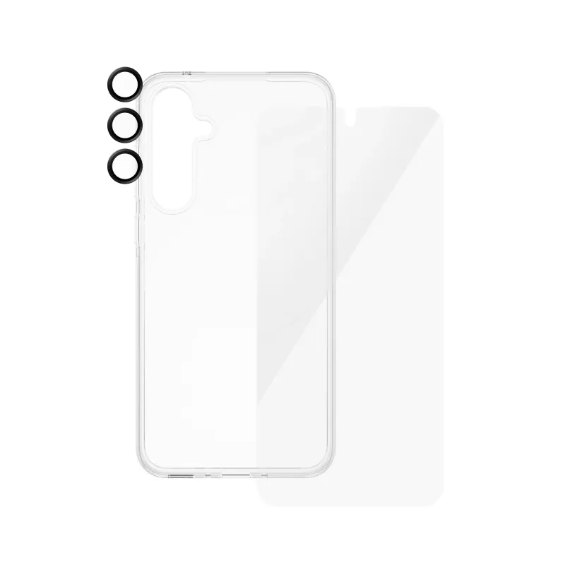 Apsauginis rinkinys PanzerGlass Samsung Galaxy A55 5G nuo įbrėžimų ir smūgių
