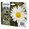 Epson Daisy Multipack 4 spalvos 18XL Claria Home Ink, juoda, žydra, purpurinė, geltona, 11,5 ml, 6,6 ml, 1 vnt., 470 puslapių, multipaketas