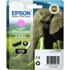Kasetė su rašalu Epson Elephant 24XL šviesiai purpurinė Claria Photo HD (vienkartinė, pigmentinė, šviesiai purpurinė)