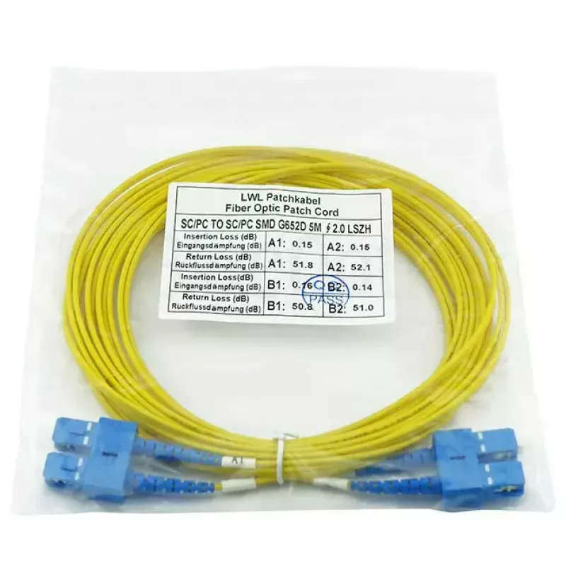 BlueOptics CAB-SMF-SC-SC-30 InfiniBand vienmodis šviesolaidinis kabelis 30 m SC SC