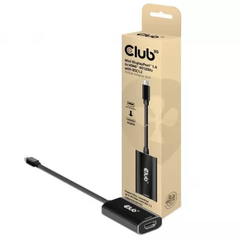 CLUB3D CAC-1186 aktyvus Mini DisplayPort 1.4 į HDMI 4K120Hz su DSC1.2 adapteris M/F