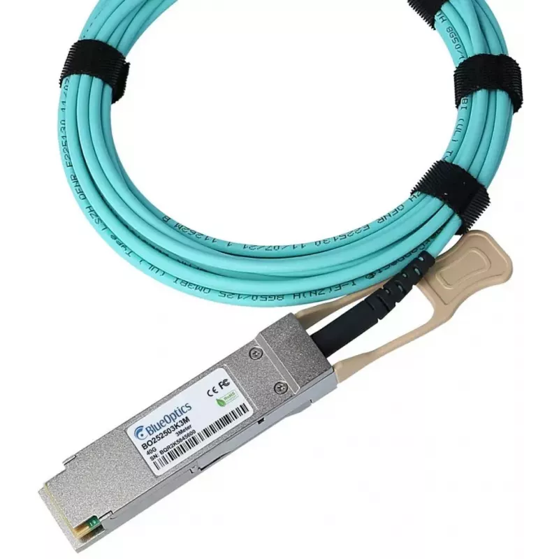BlueOptics CBL-0310-010-BO InfiniBand / šviesolaidinis kabelis 10 m QSFP kištukas / kištukas