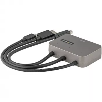StarTech.com 3-in-1 Multiport į HDMI adapteris - 4K 60Hz USB-C, HDMI arba Mini DisplayPort į HDMI keitiklis konferencijų kambariams - Skaitmeninis AV vaizdo adapteris HDMI monitoriui/ekranui prijungti
