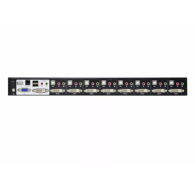 ATEN 8 prievadų USB DVI Dual Link KVM jungiklis su garsu