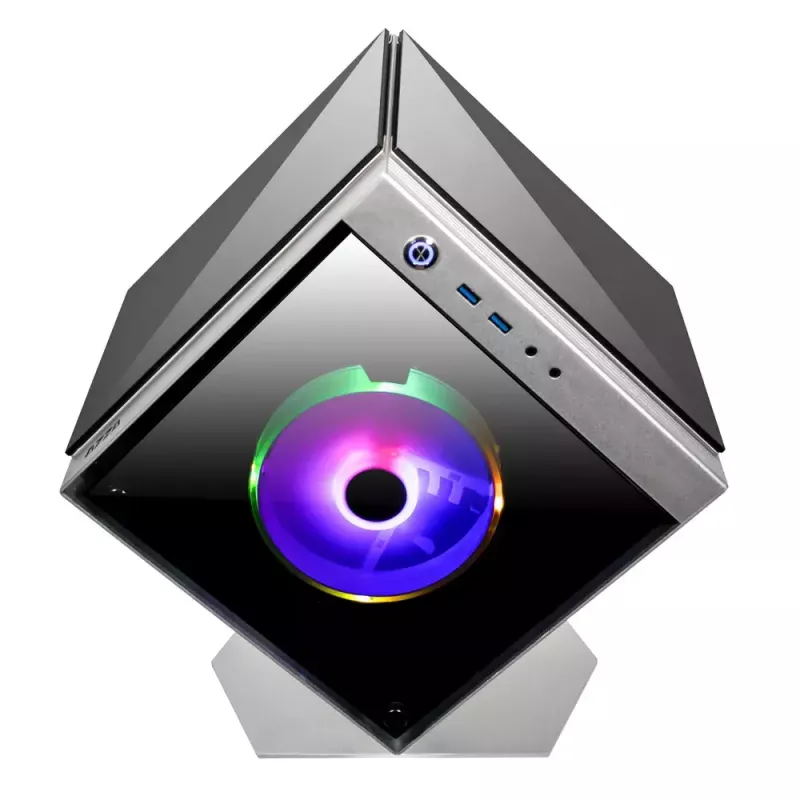 PC korpusas Azza CUBE MINI 805 Cube Silver