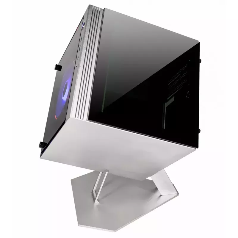 PC korpusas Azza CUBE MINI 805 Cube Silver