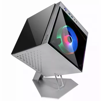 PC korpusas Azza CUBE MINI 805 Cube Silver