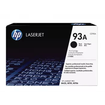 HP 93A juodas originalus „LaserJet“ kasetė, 12000 puslapių, juoda, 1 vnt.