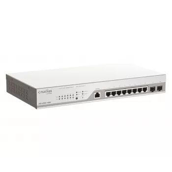 D-Link DBS-2000-10MP/E tinklo jungiklis valdomas L2 Gigabit Ethernet (10/100/1000) Power over Ethernet (PoE) pilkas