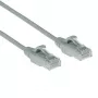 ACT pilkas 3 metrų LSZH U/UTP CAT6 plonas pataisos kabelis su apsauga nuo užkliuvimo ir RJ45 jungtimis