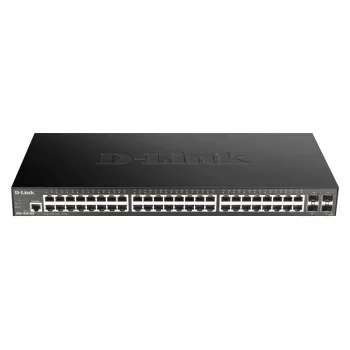 D-Link 48 prievadų Gigabit valdomas jungiklis su 4 x 10G SFP+