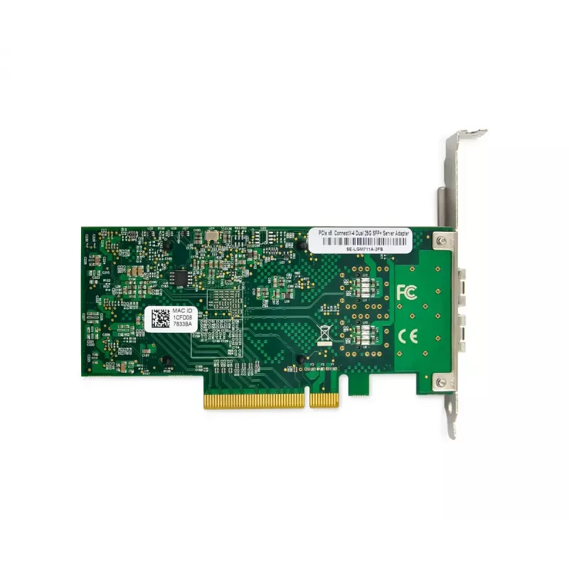 Digitus DN-10180 2 prievadų 25 Gigabit Ethernet tinklo plokštė SFP28 PCI Express su Mellanox mikroschema