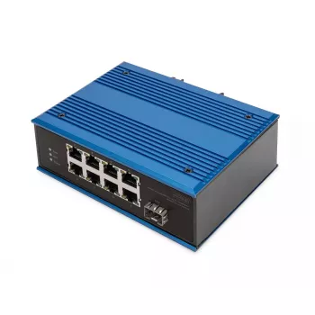 Nevaldomas jungiklis Digitus DN-651133 8 prievadų Fast Ethernet pramoninis 1 SFP kanalu