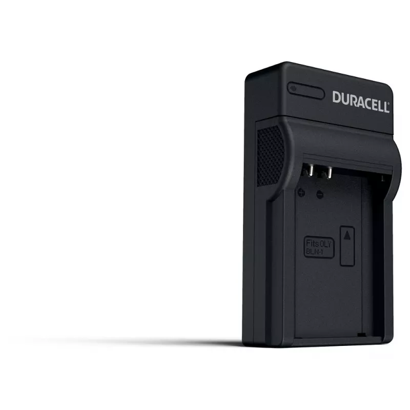 Duracell skaitmeninio fotoaparato akumuliatoriaus įkroviklis, USB, skirtas Olympus BLN-1, juodas, 5 V