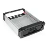 StarTech.com Black Aluminum 5.25in tvirtas SATA kietojo disko mobilus stovas – dėklas
