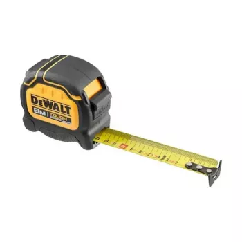 Ruletė DeWALT DWHT36928-0 8 m, juoda/geltona, plotis 60 mm