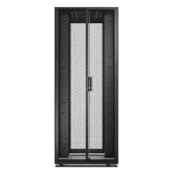 APC Easy Rack ER8220 42U spinta, juoda, su stogu, ratukais, kojelėmis, 4 kronšteinais ir dugnu, be šoninių plokščių, 1991x800x1200 mm