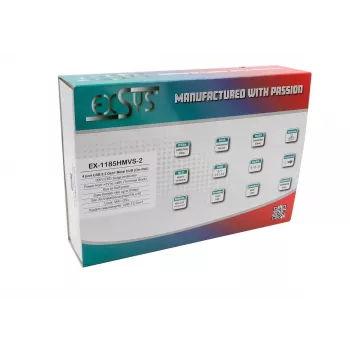 USB šakotuvas EXSYS EX-1185HMVS-2