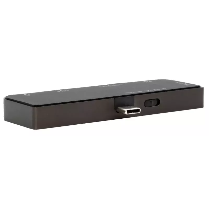 Dokstotelė nešiojamam kompiuteriui EXSYS EX-1222HM USB 3.2 Gen 1 Type-C antracitinė