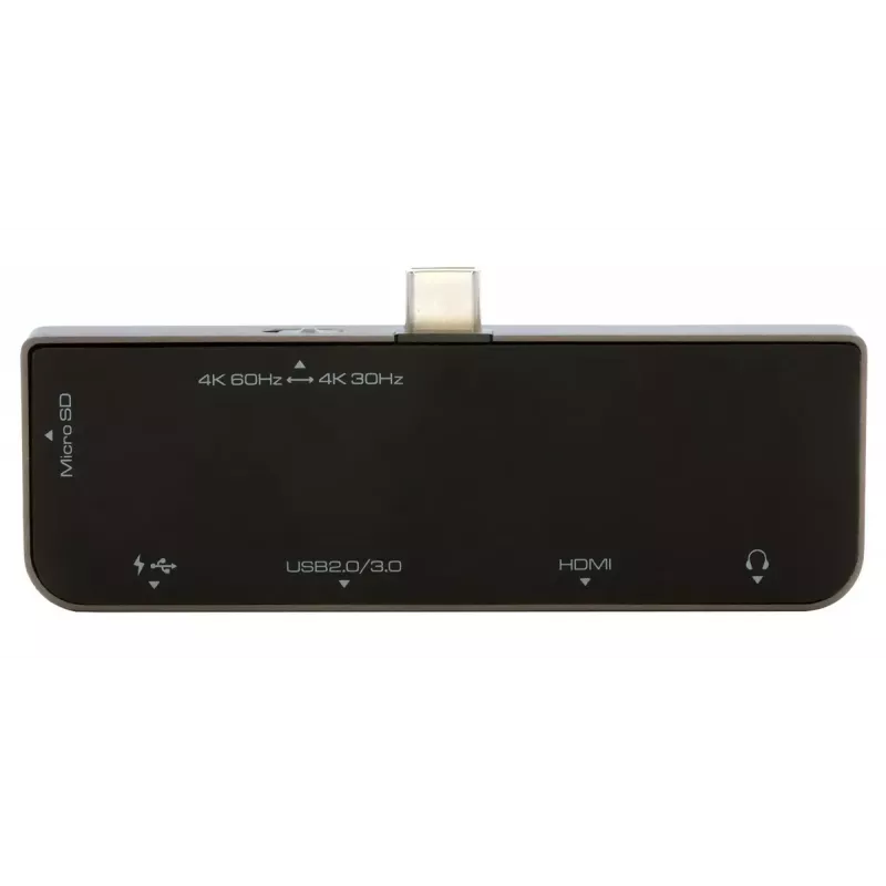 Dokstotelė nešiojamam kompiuteriui EXSYS EX-1222HM USB 3.2 Gen 1 Type-C antracitinė