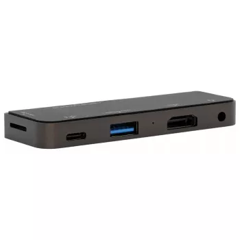 Dokstotelė nešiojamam kompiuteriui EXSYS EX-1222HM USB 3.2 Gen 1 Type-C antracitinė