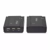 StarTech.com DisplayPort KVM prailgintuvas per šviesolaidį, 4K 60Hz, konsolės prailgintuvo rinkinys, iki 984 pėdų/300 m (daugiamodis) su įmontuotais SFP+ moduliais, 3x USB HID