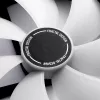 Ventiliatorius Fractal Design Prisma AL-12 12 cm juodas baltas