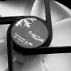 Ventiliatorius Fractal Design Prisma AL-12 12 cm juodas baltas