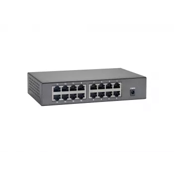 LevelOne 16 prievadų Fast Ethernet PoE komutatorius, 90 W