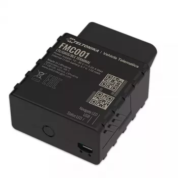 GPS sekiklis Teltonika FMC001 automobiliui Juoda 53g