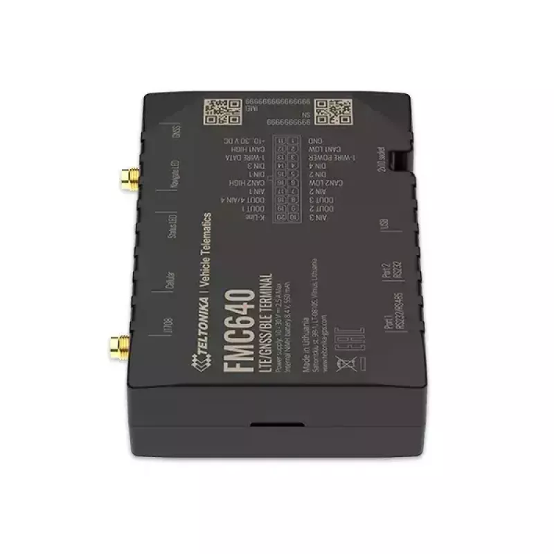 GPS sekiklis Teltonika FMC640 Juodas Automobilinis